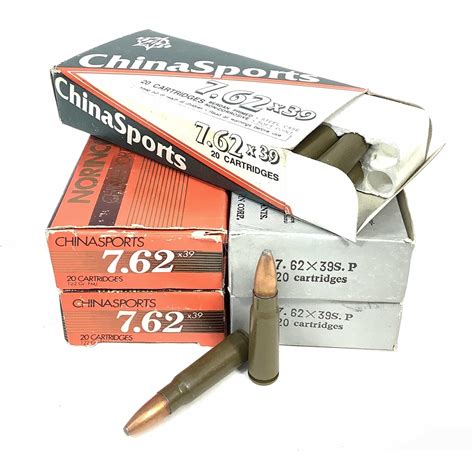 Lot 100 Rds 762 X 39mm Ammunition