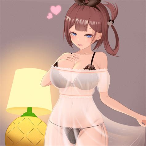 Rule 34 1girls Ayamy Vtuber Big Breasts Blue Eyes Bra Breasts Cleavage Clothed Clothed