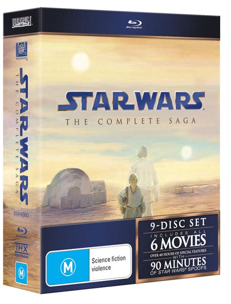 Star Wars The Complete Saga Box Set Blu Ray Buy Now At Mighty Ape