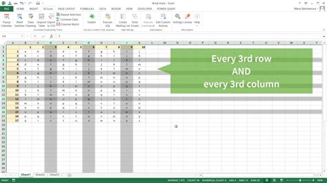 These patterns can be copied to the shift patterns worksheet in the shift scheduler spreadsheet to schedule the employees quickly and easily. Easily select alternate rows, columns, or checkerboard ...
