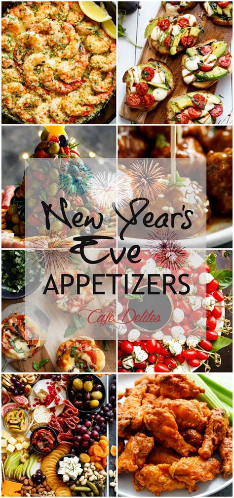 Time really goes so fast! The Best New Year's Eve Appetizers! - Cafe Delites (With images) | New years appetizers, New ...