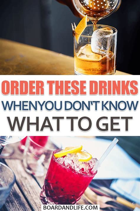 Infuse for 3 to 5 days: The Best Alcoholic Drinks To Order When You Don't Know ...