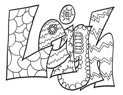 Leigh Classic Stevie Doodle Free Grown Up Coloring Page — Stevie Doodles