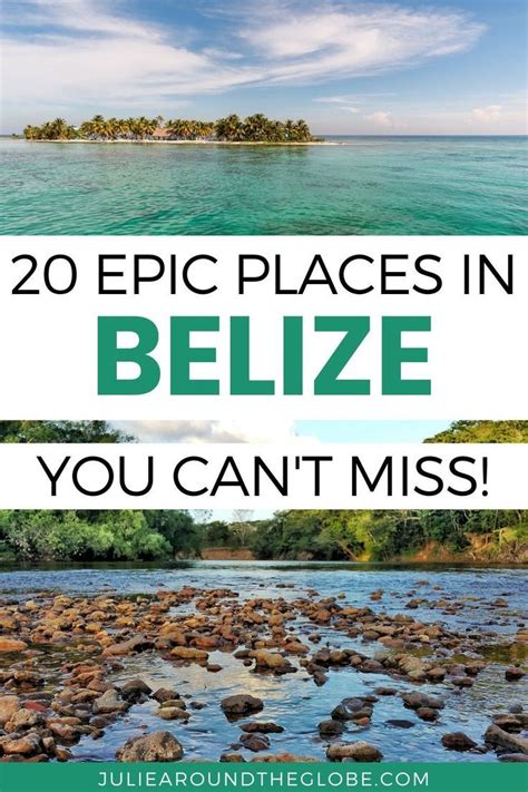 An Island With The Words 20 Epic Places In Belize You Cant Miss