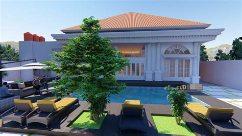 Model rumah sederhana tapi indah. Jasa Arsitek Rumah Mewah - Eropa Klasik 1 Lantai Bapak ...