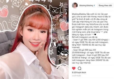 Khởi My Hào Hứng Với Dịch Vụ Instagram Data Vừa Ra Mắt Của Mobifone