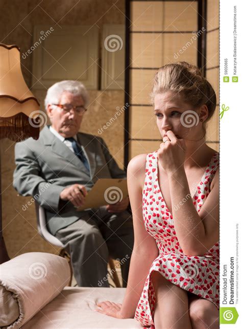 Psychotherapy Of Sex Addiction Stock Image Image Of Psychotherapist