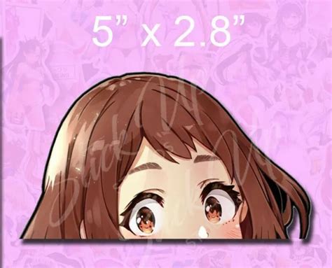 Mei Hatsume Peeking Anime Waifu Ecchi Anime Slap On Vinyl Sticker Car Decal 971 Picclick