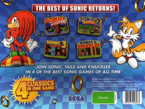 Sonic Classic Collection Box Shot For Ds Gamefaqs