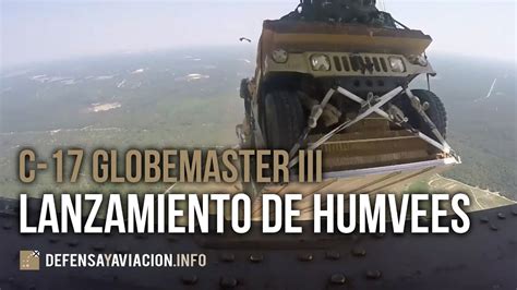 Un C 17 Lanza 8 Humvees En Fort Bragg Youtube