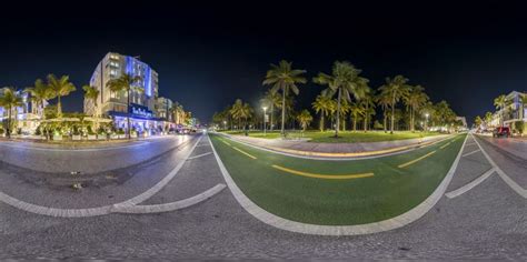 Urban Lights Of Miami Beach Hdri Maps And Backplates