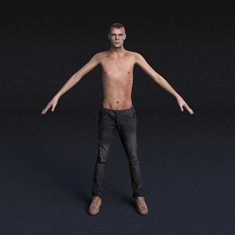 Character Male Rigged 3d Model