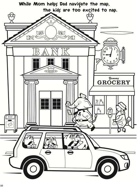 More travelling by road coloring pages. Pin on PAPER TOYS PUZZLES COLOR GAMES