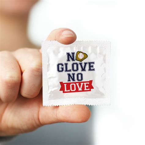 No Glove No Love Condom 10 Condoms Funny Condoms