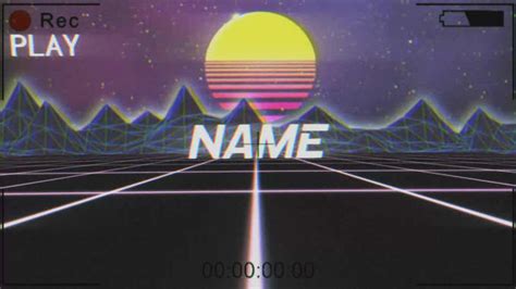 Make An Amazing Vaporwave Youtube Intro By N4f1rul Fiverr