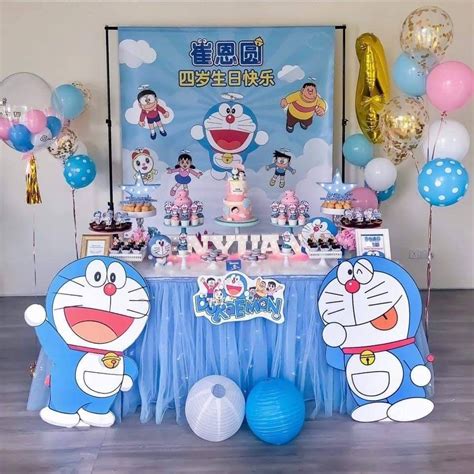 Pin On Doraemon Birthday Party