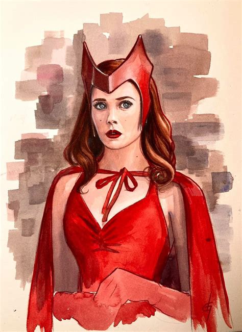 Wandavision Scarlet Witch By Dijana Granov In 2021 Scarlet Witch