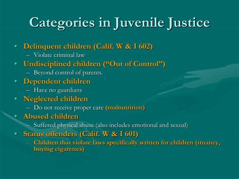 Ppt Juvenile Justice Powerpoint Presentation Free Download Id2737091