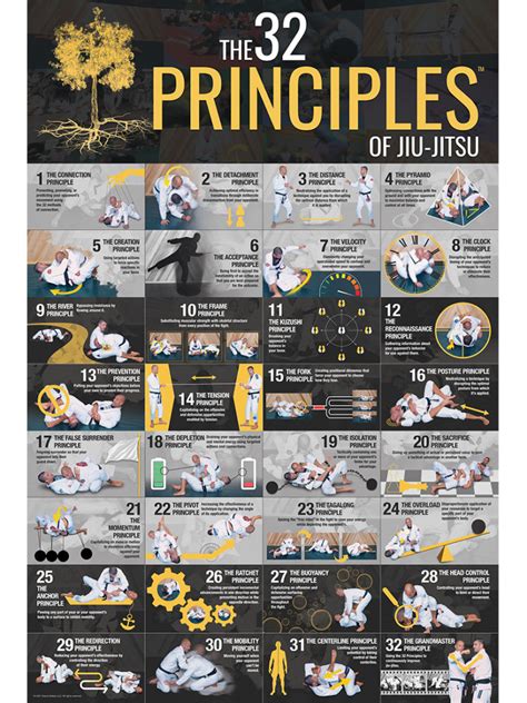 The 32 Principles Poster 2436 North Vancouver Gracie Jiu Jitsu