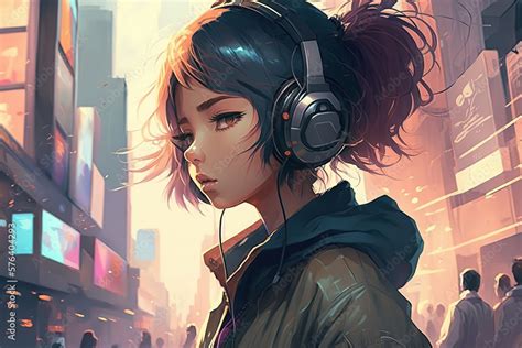 Update More Than 76 Anime Girl With Headphones Vn
