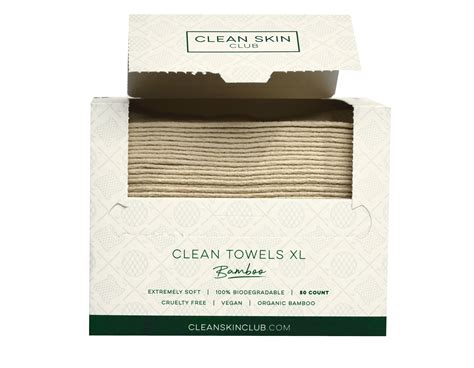 Clean Towels Xl Bamboo Clean Skin Club