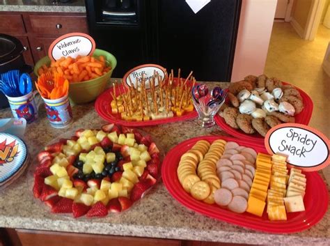 Here are the best birthday party meals you can serve up to little guests. super hero party food | Party food | Super hero 4th ...