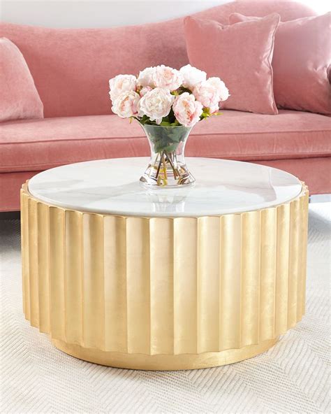 Cosmo Marble Coffee Table Marble Coffee Table Round Gold Coffee