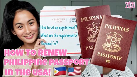 Philippine Passport Renewal In The Usa 2021 Passport Renewal