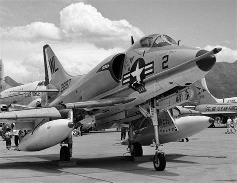 Douglas A4 Skyhawk At Hill Afb 1965 Photography By David E Nelson