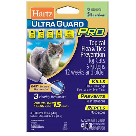 Hartz Ultraguard Pro Flea And Tick Treatment Drops For Cats And Kittens
