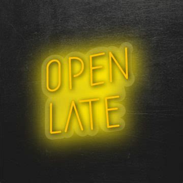 Neon Signs For Pubs And Restaurants Open Late Neon Works