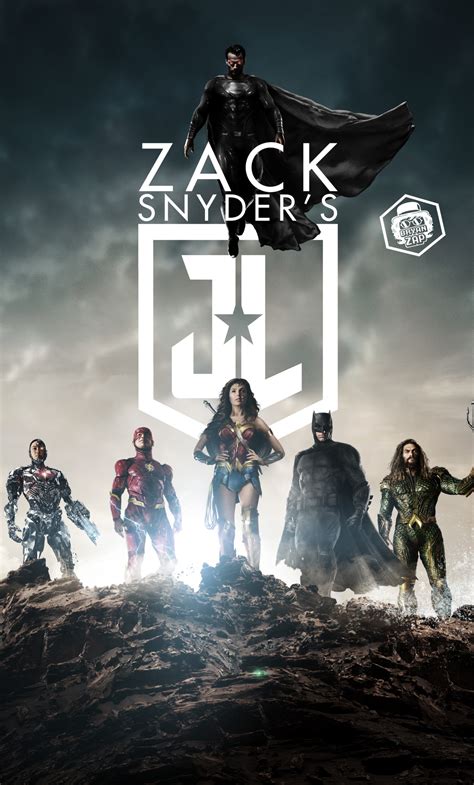 1280x2120 Resolution Zack Snyders Justice League Poster Fanart Iphone 6 Plus Wallpaper