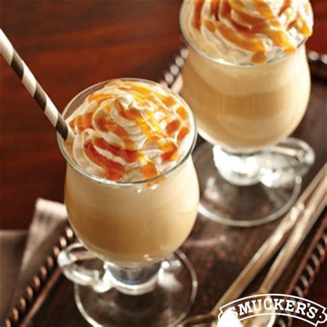 Caramel Cafe Ice Cream Floats Smuckers Coffee Drink Recipes Ice