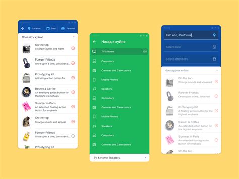 Figma Android Ui Kit Material Design App Templates By Roman Kamushken