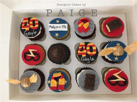 5 out of 5 stars (5,607) 5,607 reviews $ 21.40. Harry Potter themed 40th Birthday Cupcakes | Cake designs ...