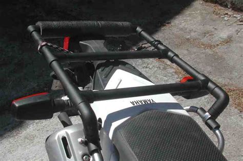 Honda crf 250l crf250 rally rear luggage rack carrier light weight aluminum. diy pvc motorcycle rack (With images) | Motorcycle diy, Bike challenge, Motorcycle