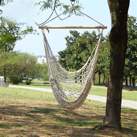 Outsunny hanging hammock swing chair safe wide seat indoor outdoor. LYUMO Outdoor Camping Garden Adult Swing Hanging Seat ...