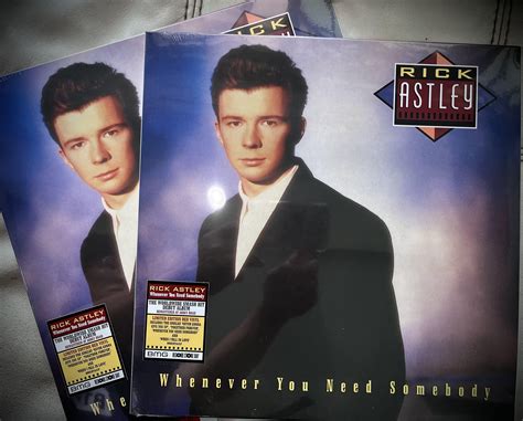 Rick Astley Whenever You Need Somebody Coloured Vinyl Record Store
