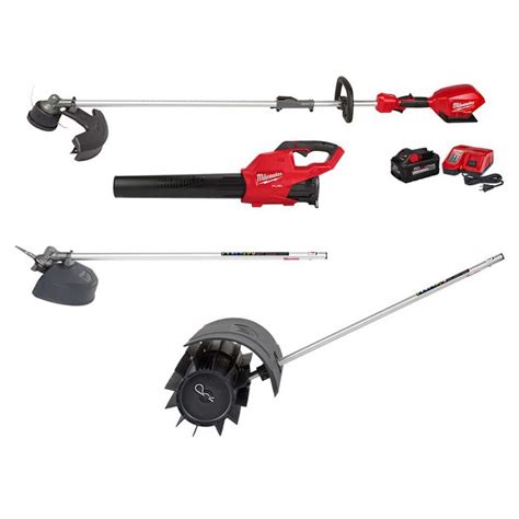 Milwaukee M FUEL Volt Lithium Ion Brushless Cordless Electric String Trimmer Blower Combo