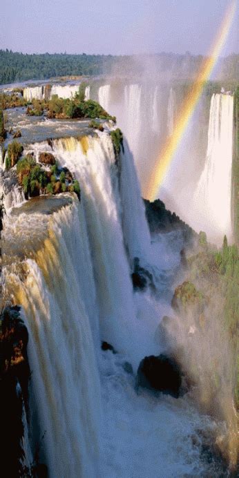 Animated Beautiful Waterfalls Waterfall Iguazu Waterfalls