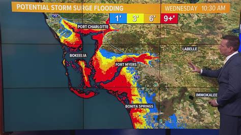 How The Hurricane Ian Storm Surge Is Impacting The Florida Coast