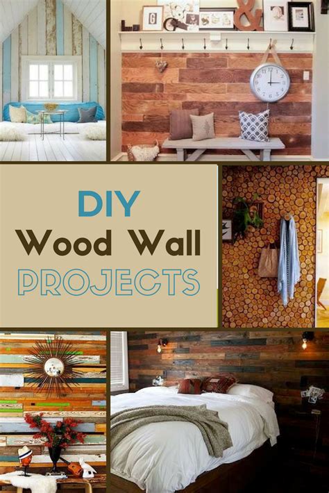 9 Diy Wood Wall Treatments Diy Wood Wall Diy Furniture Easy Diy