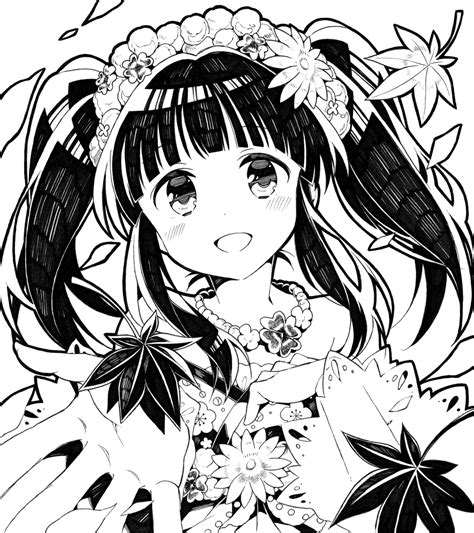 Safebooru 1girl Blush Flower Hair Flower Hair Ornament Idolmaster Idolmaster Cinderella Girls