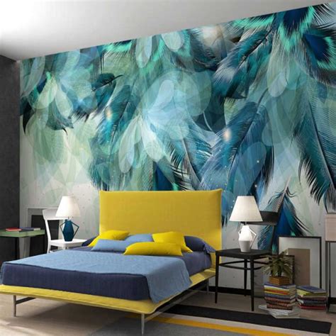 Custom Photo Wall Paper 3d Embossed Retro Banana Leaf Large Mural