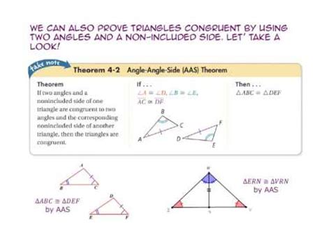 In this article, we are going to discuss the congruence of triangles class 7 cbse. 4-3: Triangle Congruence by ASA and AAS - YouTube