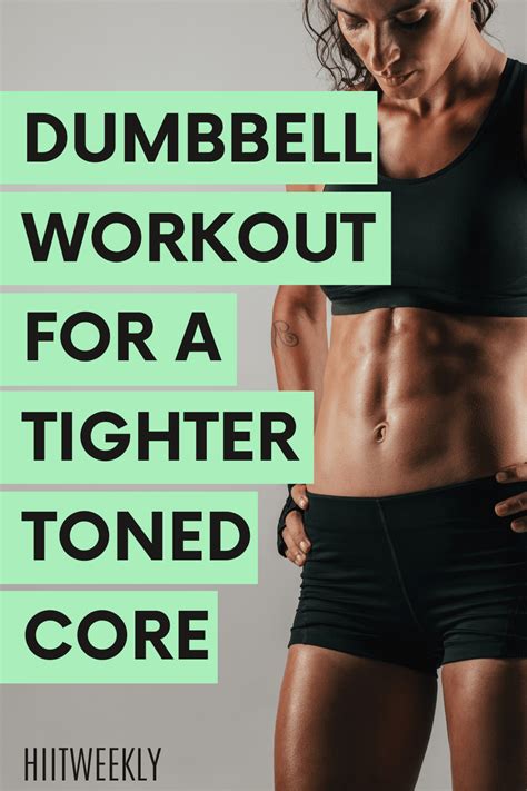 Quick Home Ab Workout With Dumbbells For Tighter Abs Hiitweekly