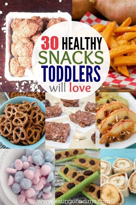 Healthy Snacks for Toddlers - 30 Ideas they will love ...