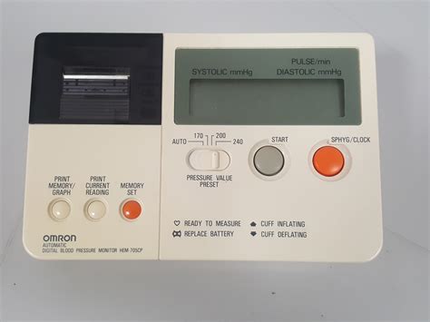 Omron Hem 705cp Digital Blood Pressure Monitor With Hhx Print E1 Printer