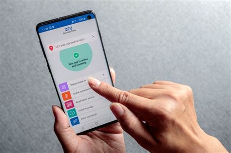 The department of health and social care said in a release: London Covid: What the NHS Track and Trace app 'possible ...