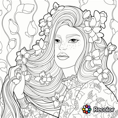 Seuss books are classics that you probably grew up reading and love to share with your own kids now. Curly Hair Coloring Pages at GetColorings.com | Free ...
